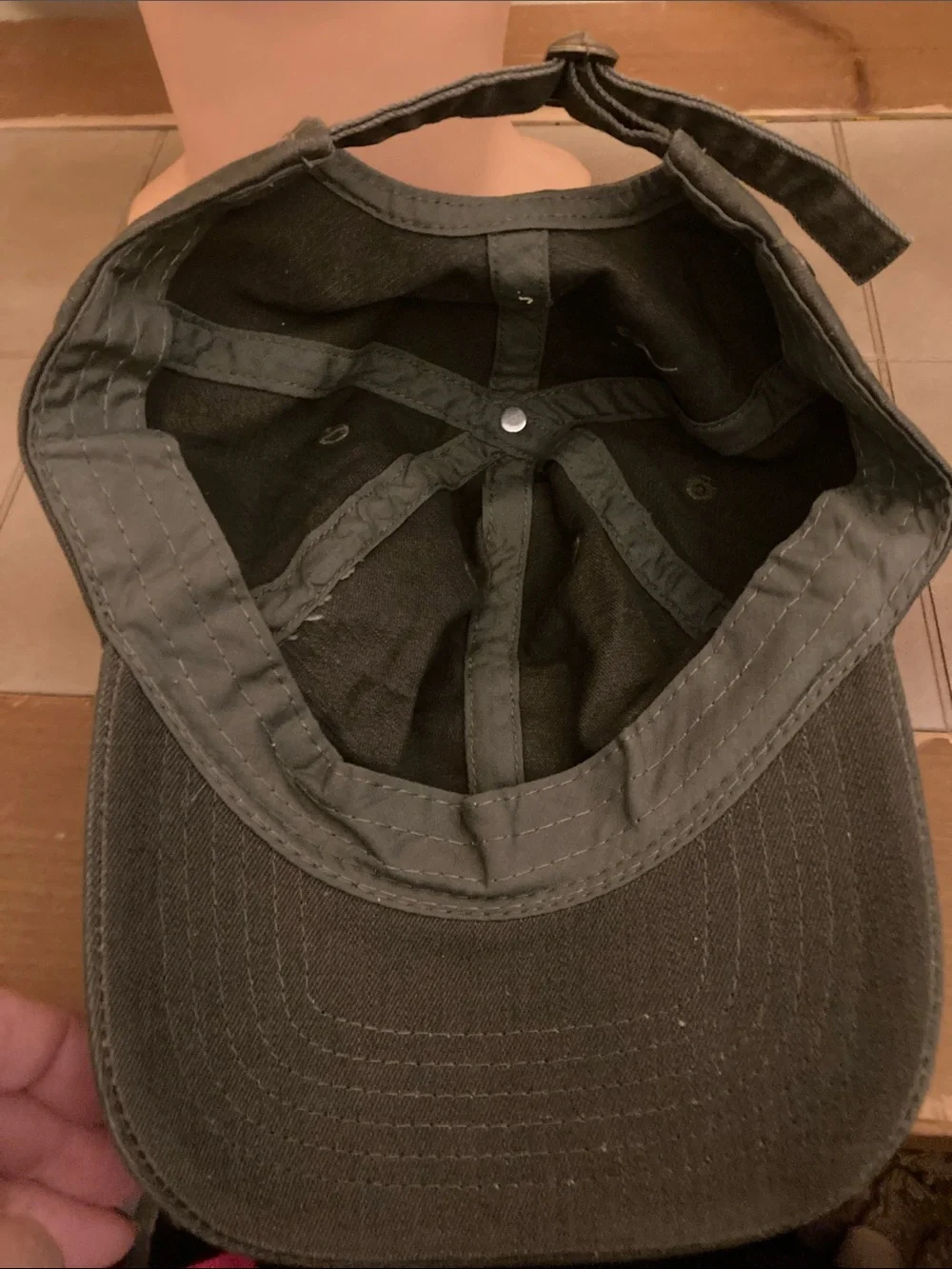 Classic Olive Green Baseball Cap OS